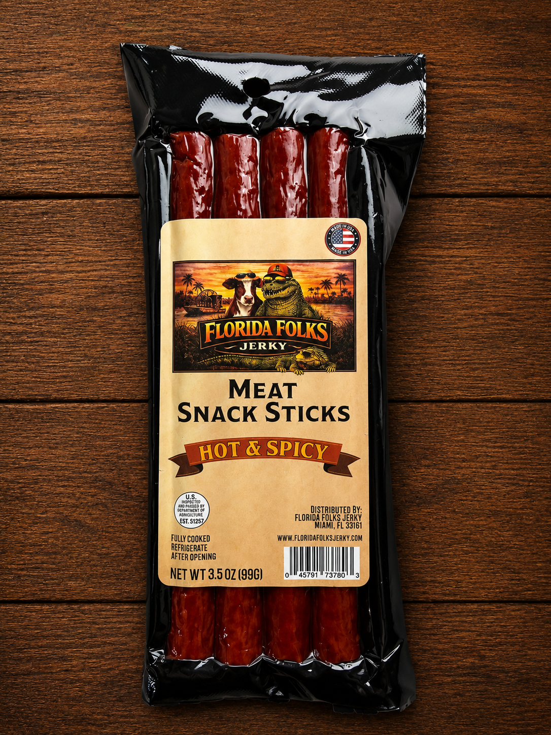 Hot & Spicy meat sticks