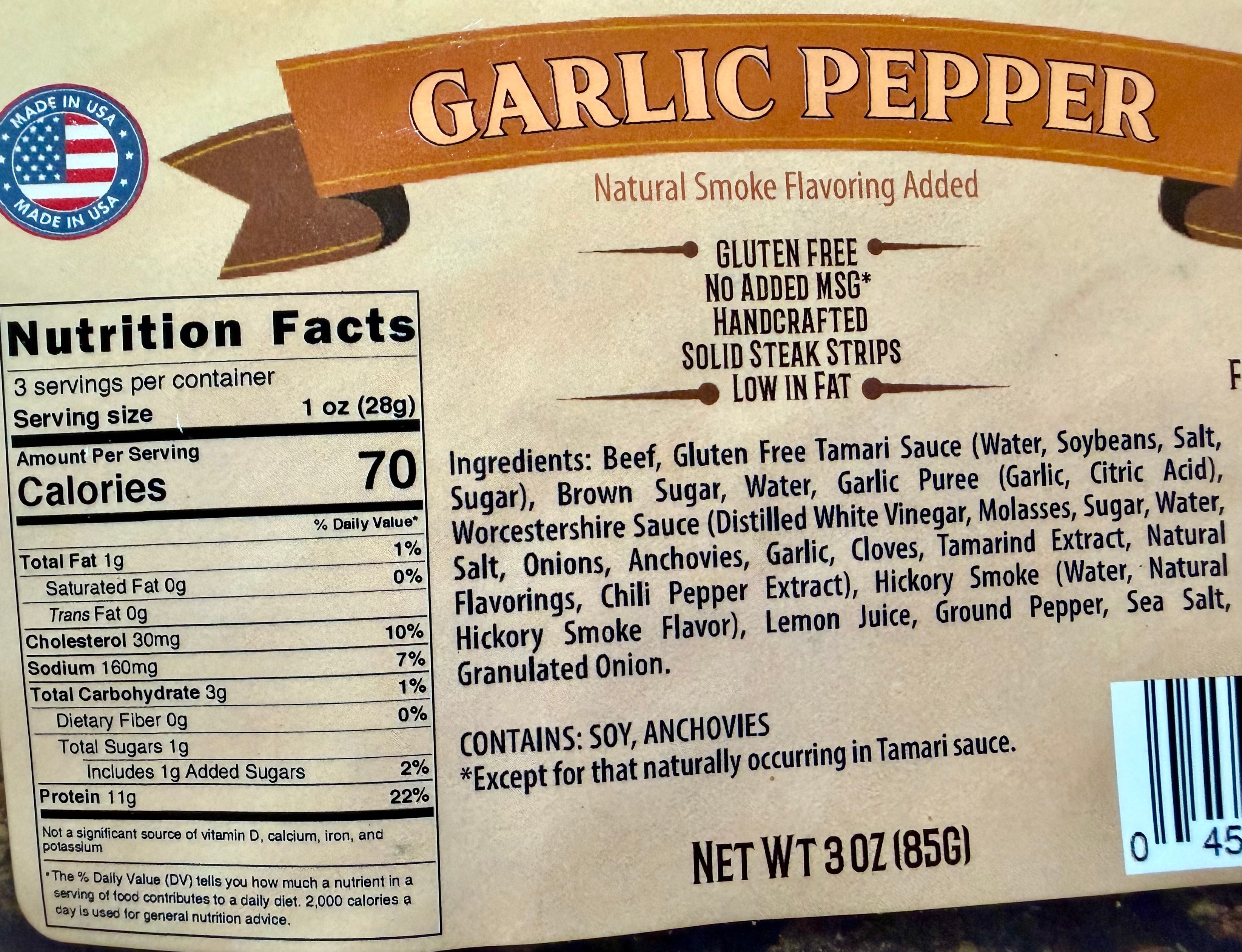 Garlic Pepper