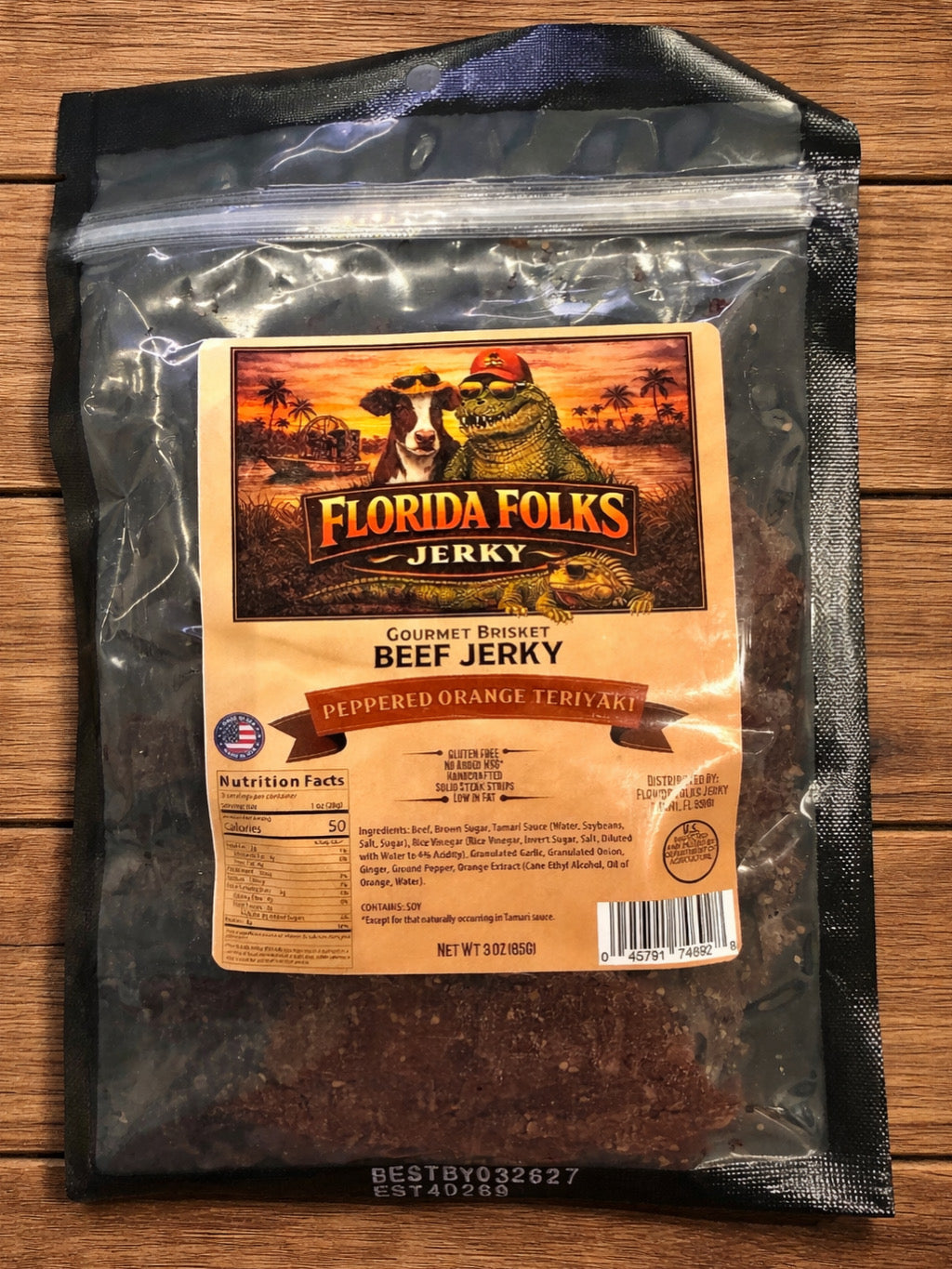 Peppered Orange Teriyaki